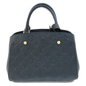 Louis Vuitton Empreinte Montaigne Noir Black Handbag